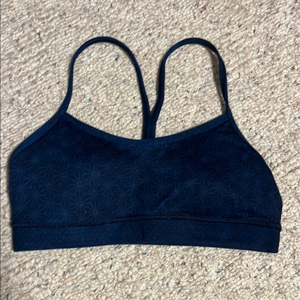 Lululemon Blue Racerback Sports Bra